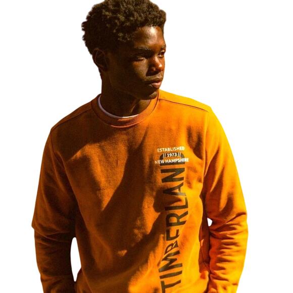 TIMBERLAND Elevated Side Logo Sweatshirt SIZE L New w/ Tag Style TB0A5UGD-P47 - Picture 4 of 9